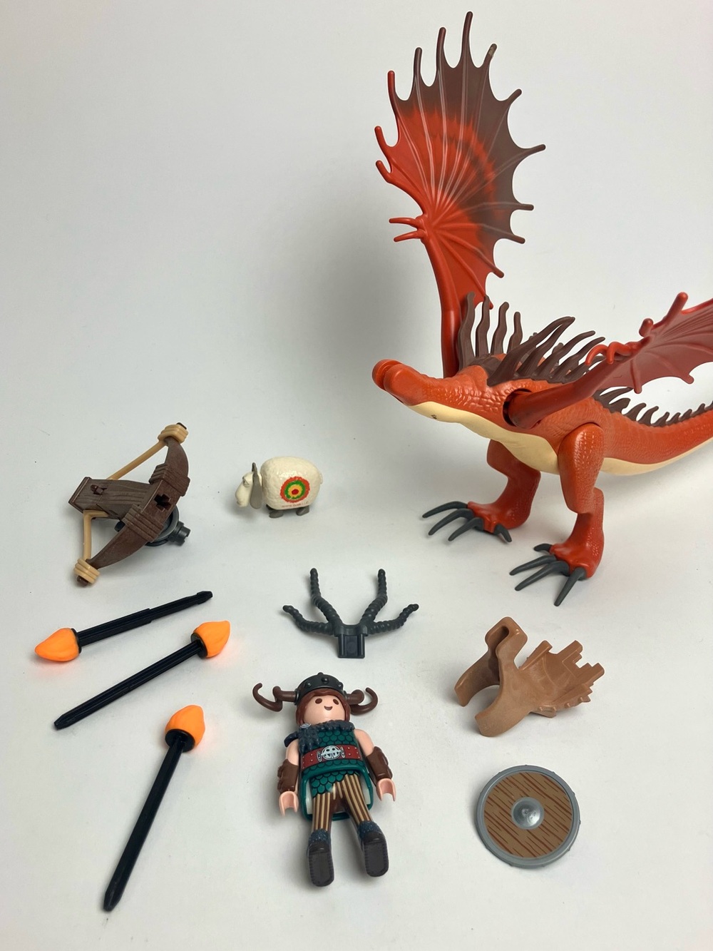 How To Train Your Dragon Snotlout & Hookfang PLAYMOBIL 9459 Incomplete 2018